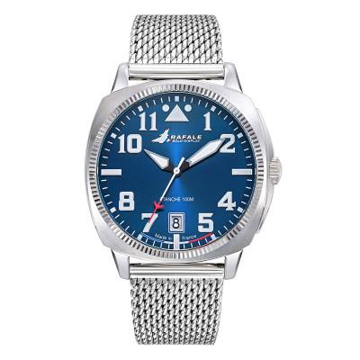 Blue Dial Steel COACH Watch Rafale Solo Display 666031 - Patrouille de France