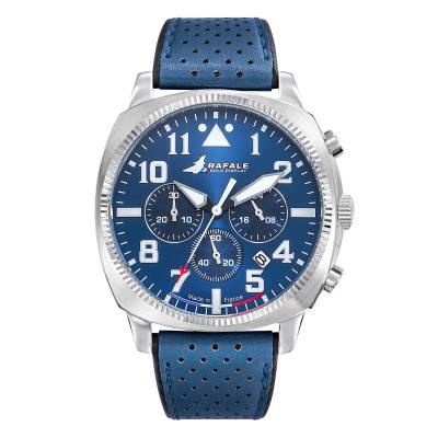 Montre Rafale Solo Display COACH Chrono Cuir Bleu 666025 - Patrouille de France