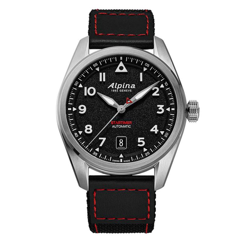 Montre Startimer Pilot Automatic 40 mm AL-525BW4S36 - Alpina