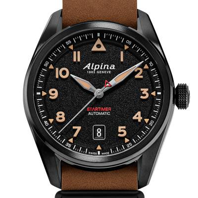 Montre Startimer Pilot Automatic 40 mm AL-525BW4SB36 - Alpina