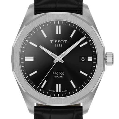 Montre PRC 100 Solar Quartz 39mm T1514221605100 - Tissot