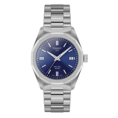 PRC 100 Solar Quartz 34mm Watch T1518221104100 - Tissot