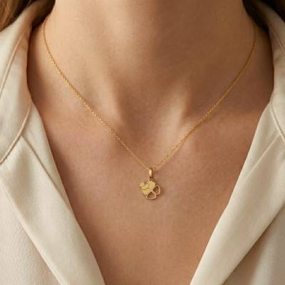 Pendentif Trèfles Ajourés en Or Jaune 375 - Ocarat