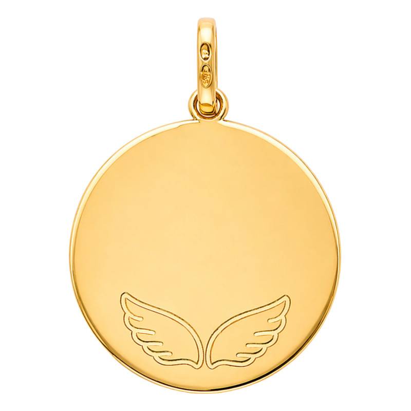 Médaille Ailes d'Ange en Or Jaune 375, Diamètre 16 mm - Ocarat