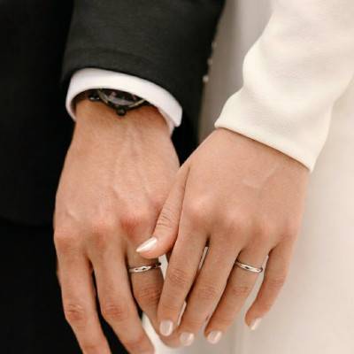 Alliance Demi Jonc Confort en Or Blanc 375, Largeur 2,50 mm - Ocarat