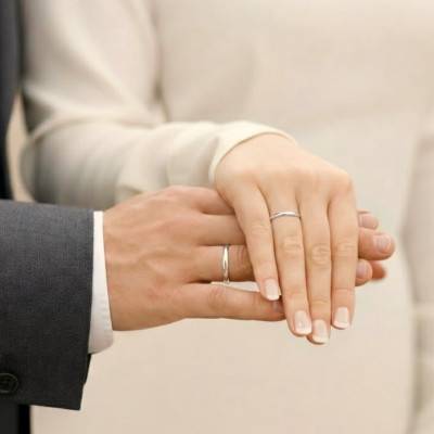 Alliance Demi Jonc Confort en Or Blanc 750, Largeur 2,00 mm - Ocarat