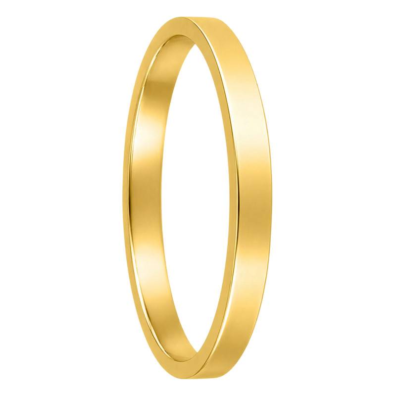 375/1000 Yellow Gold Comfort Ribbon Wedding Ring, 2.00 mm Width - Ocarat