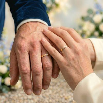 Alliance Ruban Plat Confort Rainurée et Diamant 0,01 ct en Or Jaune 750, Largeur 2,5 mm - Ocarat