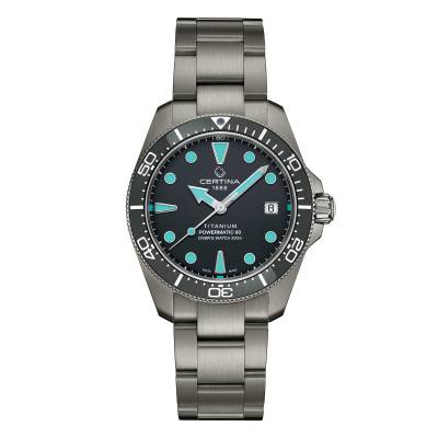 DS Action Diver 38mm Powermatic 80 Watch C0488074408100 - Certina