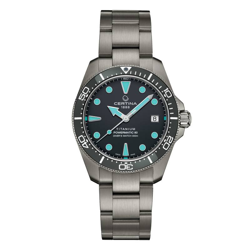 DS Action Diver 38mm Powermatic 80 Watch C0488074408100 - Certina