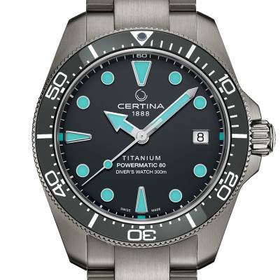 DS Action Diver 38mm Powermatic 80 Watch C0488074408100 - Certina