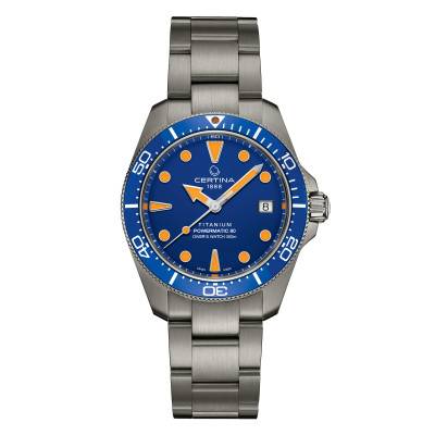 DS Action Diver 38mm Powermatic 80 Watch C0488074404100 - Certina