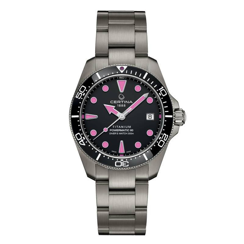 DS Action Diver 38mm Powermatic 80 Watch C0488074405101 - Certina