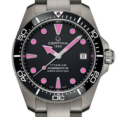 DS Action Diver 38mm Powermatic 80 Watch C0488074405101 - Certina