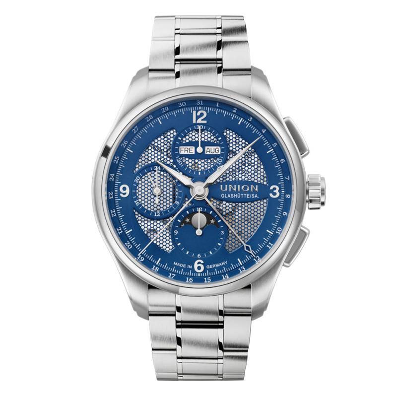 Montre BELISAR CHRONOGRAPH MOON PHASE D014.425.11.042.00 - Union Glashütte