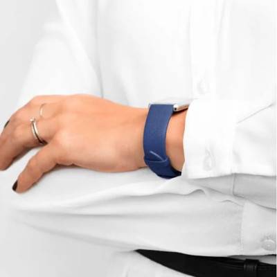 Bracelet de montre Cashmere Bleu - Hirsch