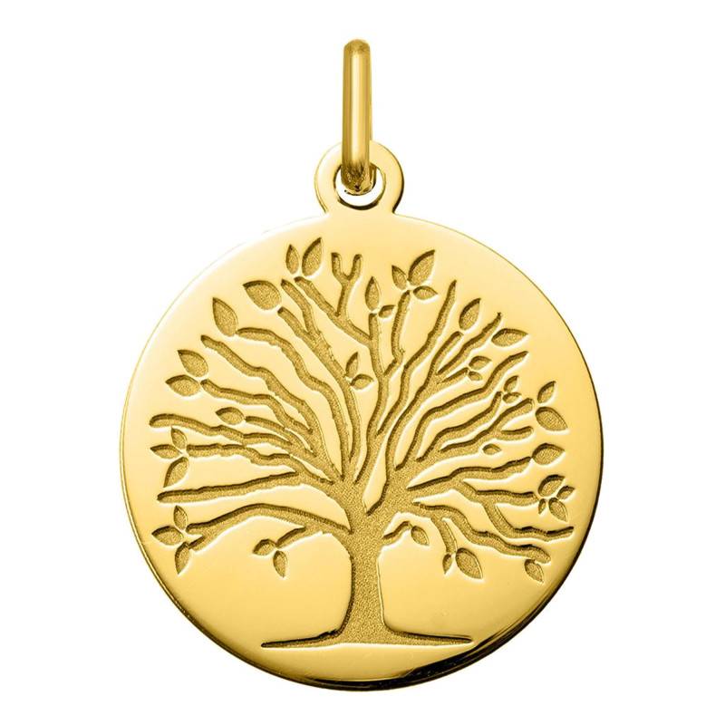Médaille Arbre de Vie Printemps en Or Jaune 375, Diamètre 18 mm - Ocarat
