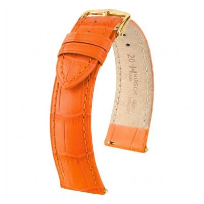 Bracelet de montre Duke Orange en 20 mm ou 22 mm - Hirsch