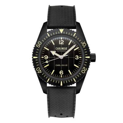 Montre Diver 01 Black Mission - Carlingue