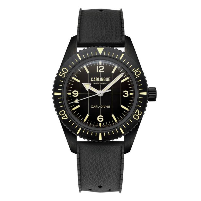 Montre Diver 01 Black Mission - Carlingue