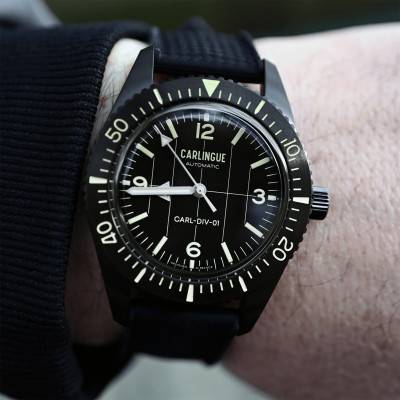 Montre Diver 01 Black Mission - Carlingue