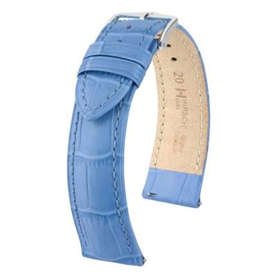 Bracelet de montre Duke Bleu en 20 mm ou 22 mm - Hirsch