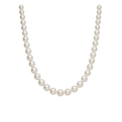 Collier Perles Blanches d'Eau Douce Chine en Or Jaune 750, Longueur 42 cm - Schmittgall