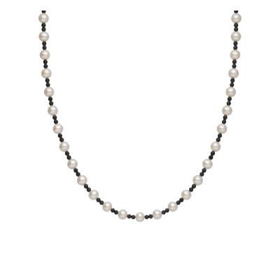 Collier Perles d'Eau Douce Baroque en Argent 925, Longueur 42 cm - Schmittgall