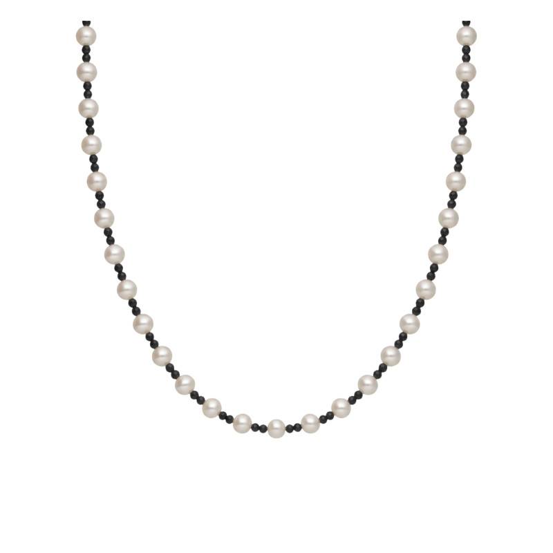 Collier Perles d'Eau Douce Baroque en Argent 925, Longueur 42 cm - Schmittgall