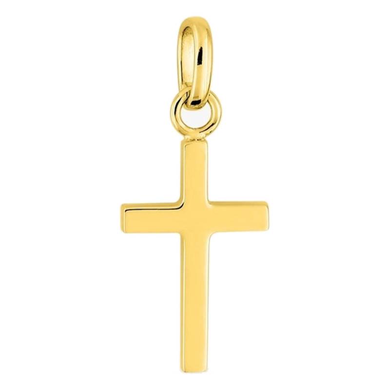 Croix Section Carrée en Or Jaune 375, Dimension 10 x 22 mm - Ocarat
