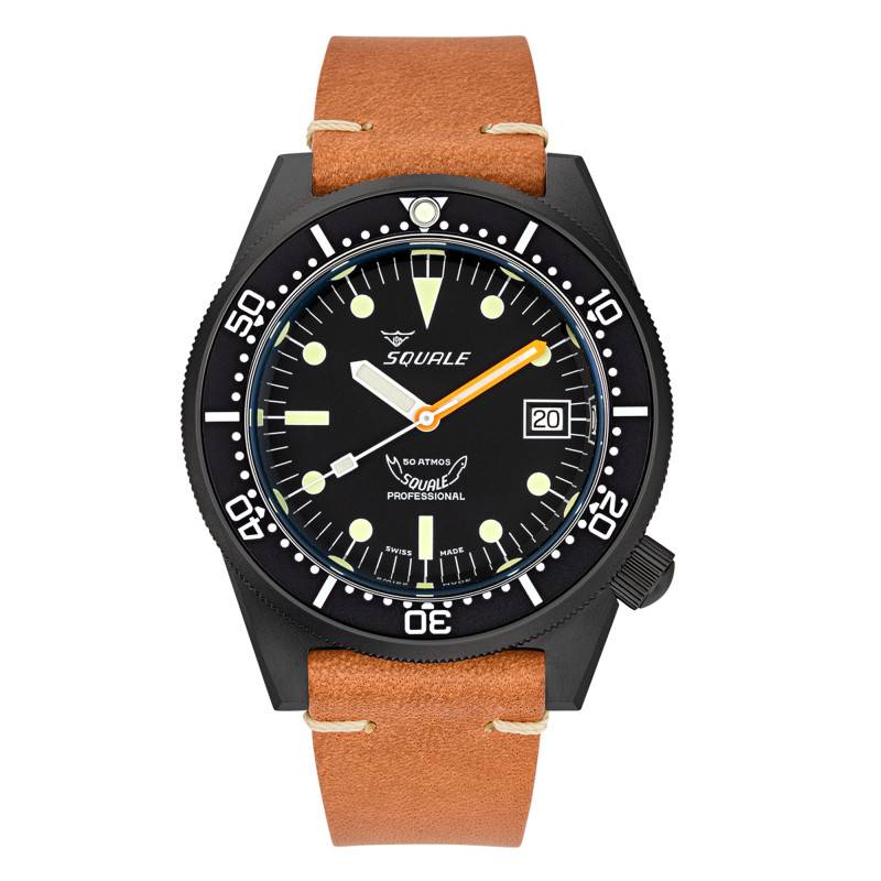 Montre 1521 DLC Leather 1521DLCBK.PC - Squale