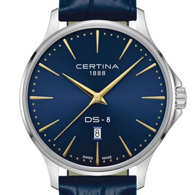 Montre DS-8 Gent 40mm C0454101604100 - Certina