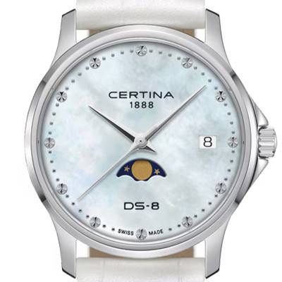 Montre DS-8 Moonphase Lady C0452231613100 - Certina