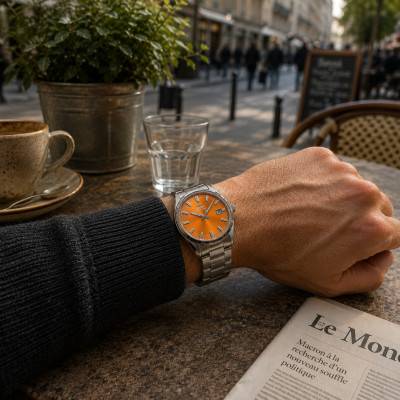 Montre Stretto Date RA-AC0R08Y - Orient