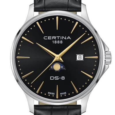 Montre DS-8 Moonphase Gent DS-8 C0454231605100 - Certina