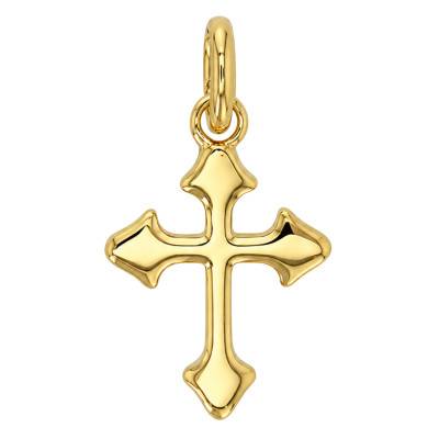 Pendentif Petite Croix en Plaqué Or, Dimension 10 x 15 mm - Ocarat