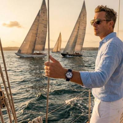 Montre Clubmaster Regatta 42mm 262142.SA.T.2.NNB - Briston