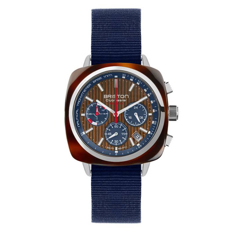 Montre Clubmaster Regatta 42mm 262142.SA.T.15W.NNB - Briston