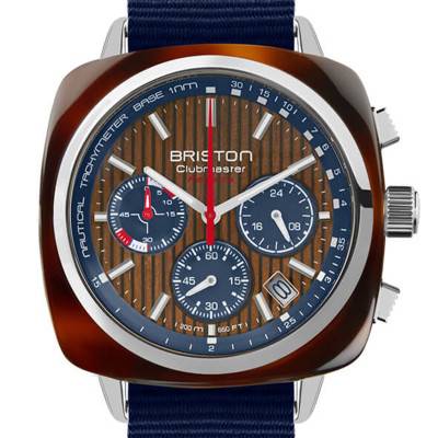 Montre Clubmaster Regatta 42mm 262142.SA.T.15W.NNB - Briston