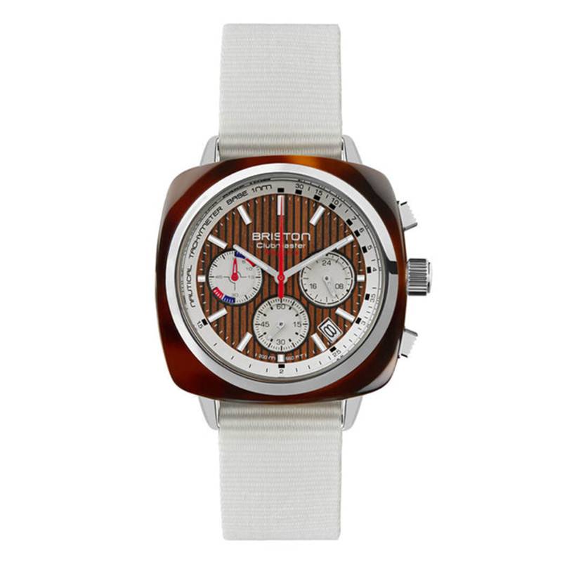 Montre Clubmaster Regatta 42mm 262142.SA.T.2W.NW - Briston