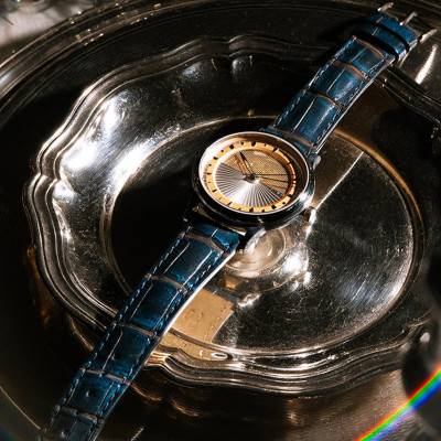 Washed Blue Alligator 18mm Watch Strap - Version Watches