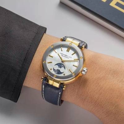 Montre Newport Auto Lady Phase De Lune Nacre 2879T1N19BL - Herbelin