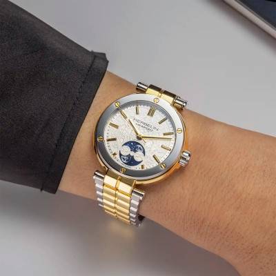 Montre Newport Auto Lady Phase De Lune Bicolore 2879BT1N11 - Herbelin