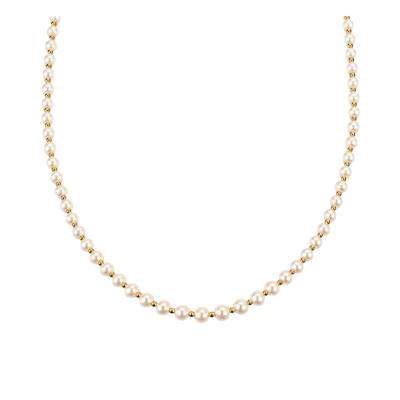 Collier Perles d'Eau Douce Chine en Or Jaune 750, Longueur 42 cm - Schmittgall