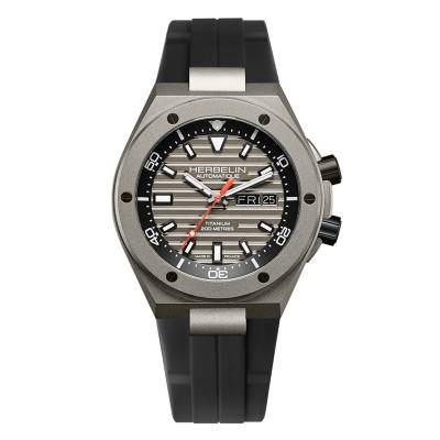Montre Cap Camarat Auto Titane Diver Noir 1745TITICA - Herbelin