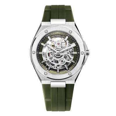 Montre Cap Camarat Auto Squelette Kaki 1645SQ116CK - Herbelin