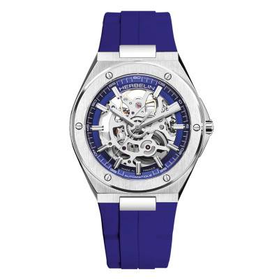 Montre Cap Camarat Auto Squelette Bleu 1645SQ115CBC - Herbelin