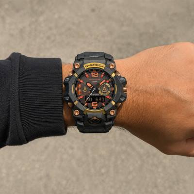 Casio G-Shock Mudmaster Capsule Magma Gold Watch GWG-B1000MG-1A9ER - Casio G-Shock