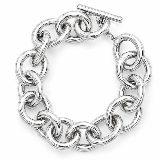 Solid Silver Cable Chain Bracelet - Artemis - Ocarat
