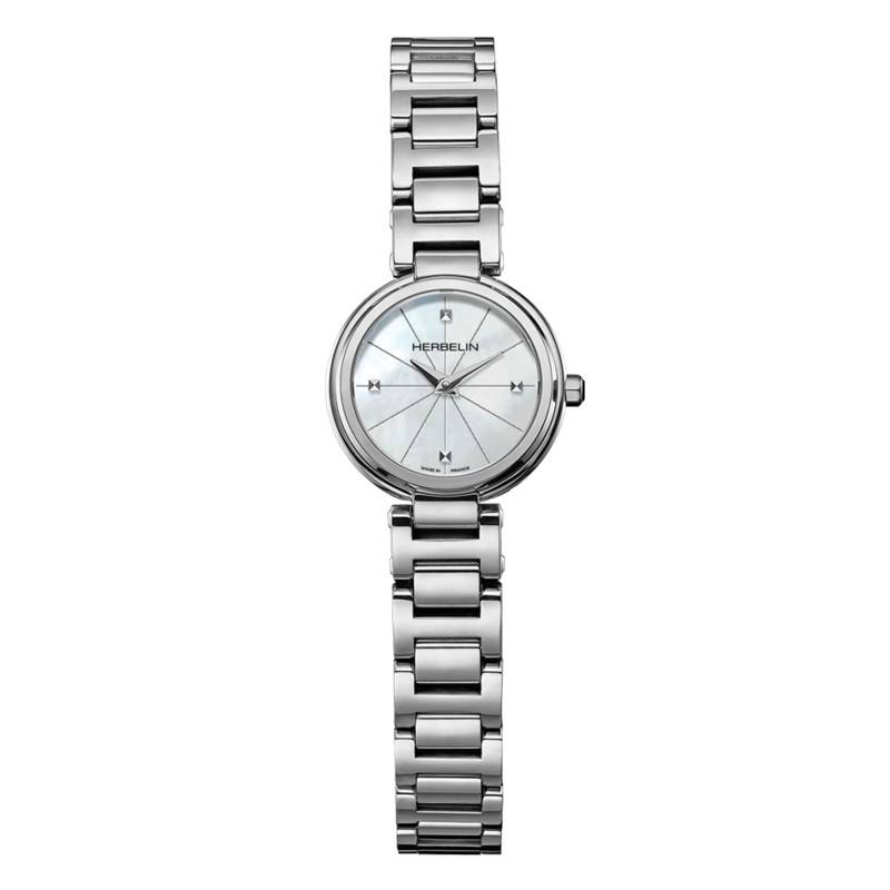 Steel Women's LADY H Watch Steel Bracelet 17312B19 - Herbelin